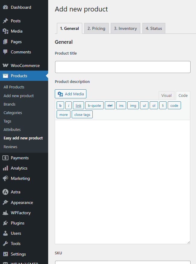 Plugnition Easy Product Editor for WooCommerce