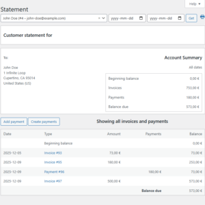 WooCommerce Accounts Receivable