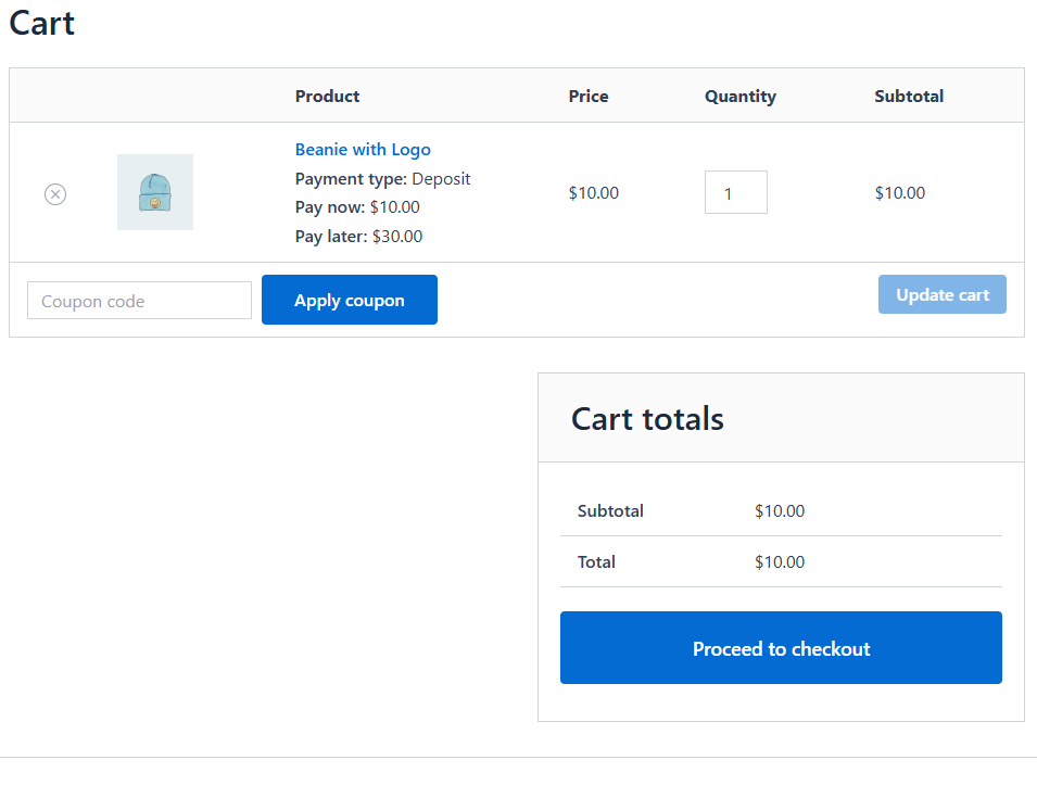 WooCommerce Deposits