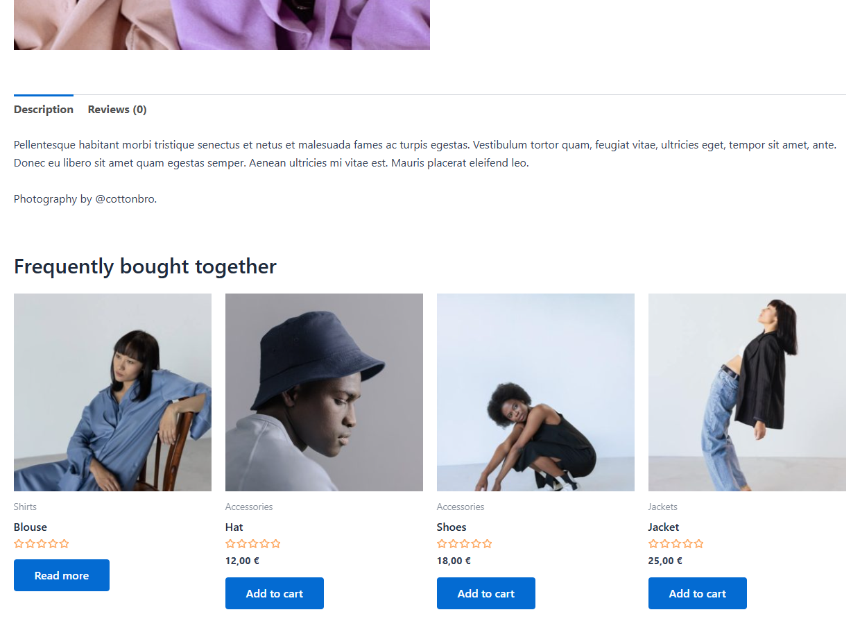 WooCommerce Frequently Bought Together