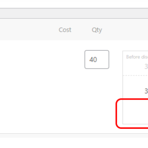 WooCommerce Order Item Cost Editor