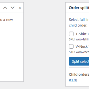 WooCommerce Order Splitter