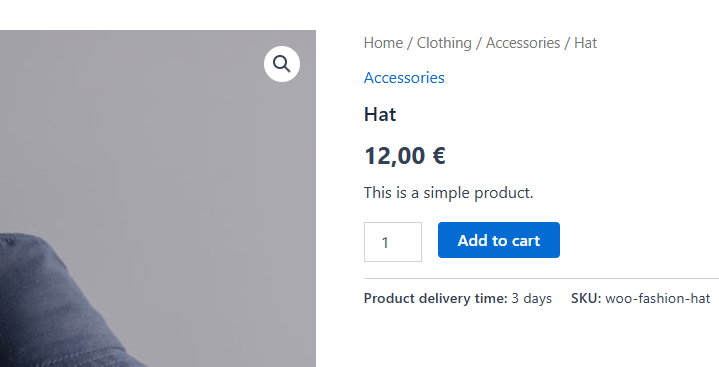WooCommerce Product Delivery Time