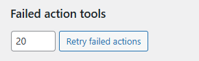 WooCommerce Smart Action Scheduler Management - Failed action tools